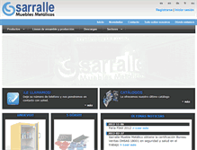 Tablet Screenshot of muebles.sarralle.com